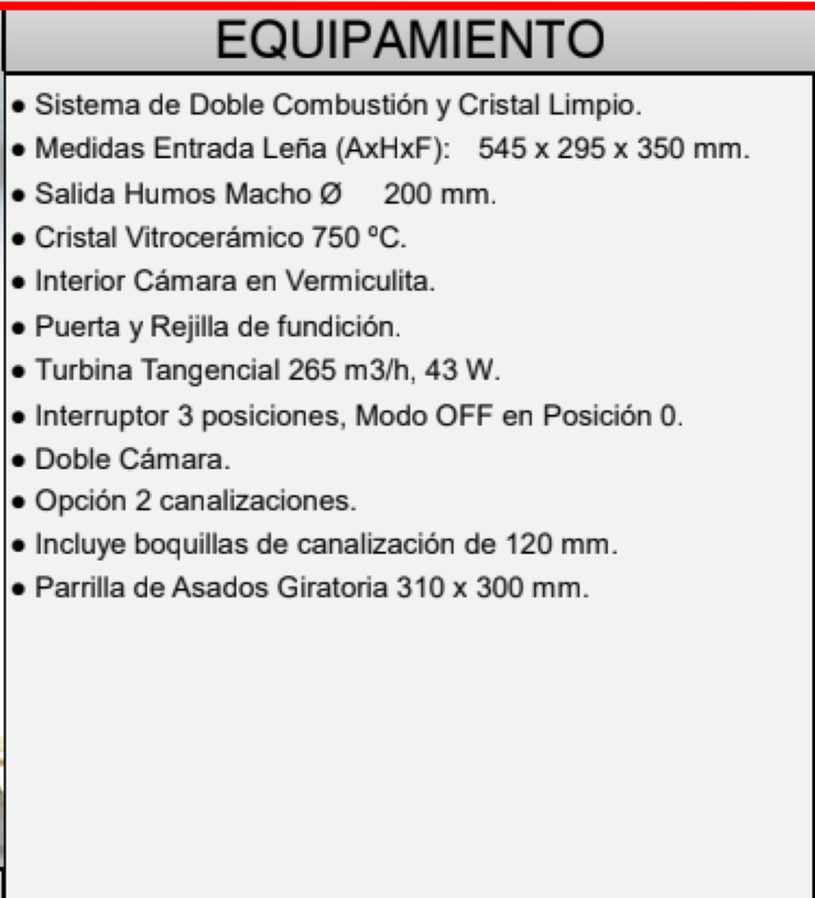 BRICOSOL Chimenea de leña frontal con turbina FM Modelo C-300 T Con Turbina, Vermiculita_1