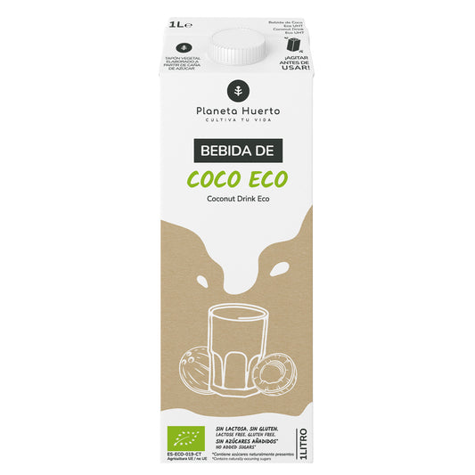 Bebida Eco Planeta Huerto Coco 1L