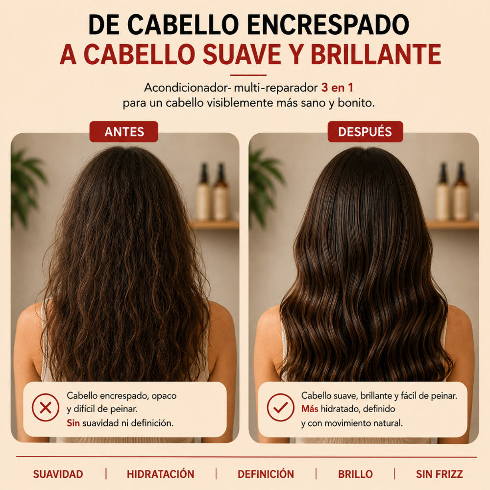 Bálsamo Acondicionador Capilar 3 En 1 Bio | Antifrizz 250ml_3