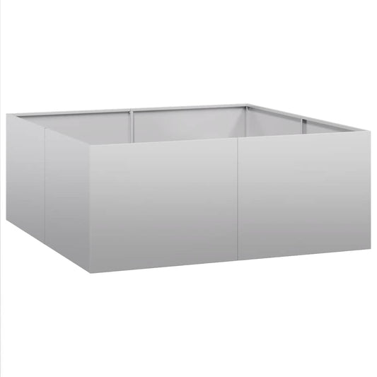 Jardinera 100x100x40 Cm De Acero Galvanizado_0
