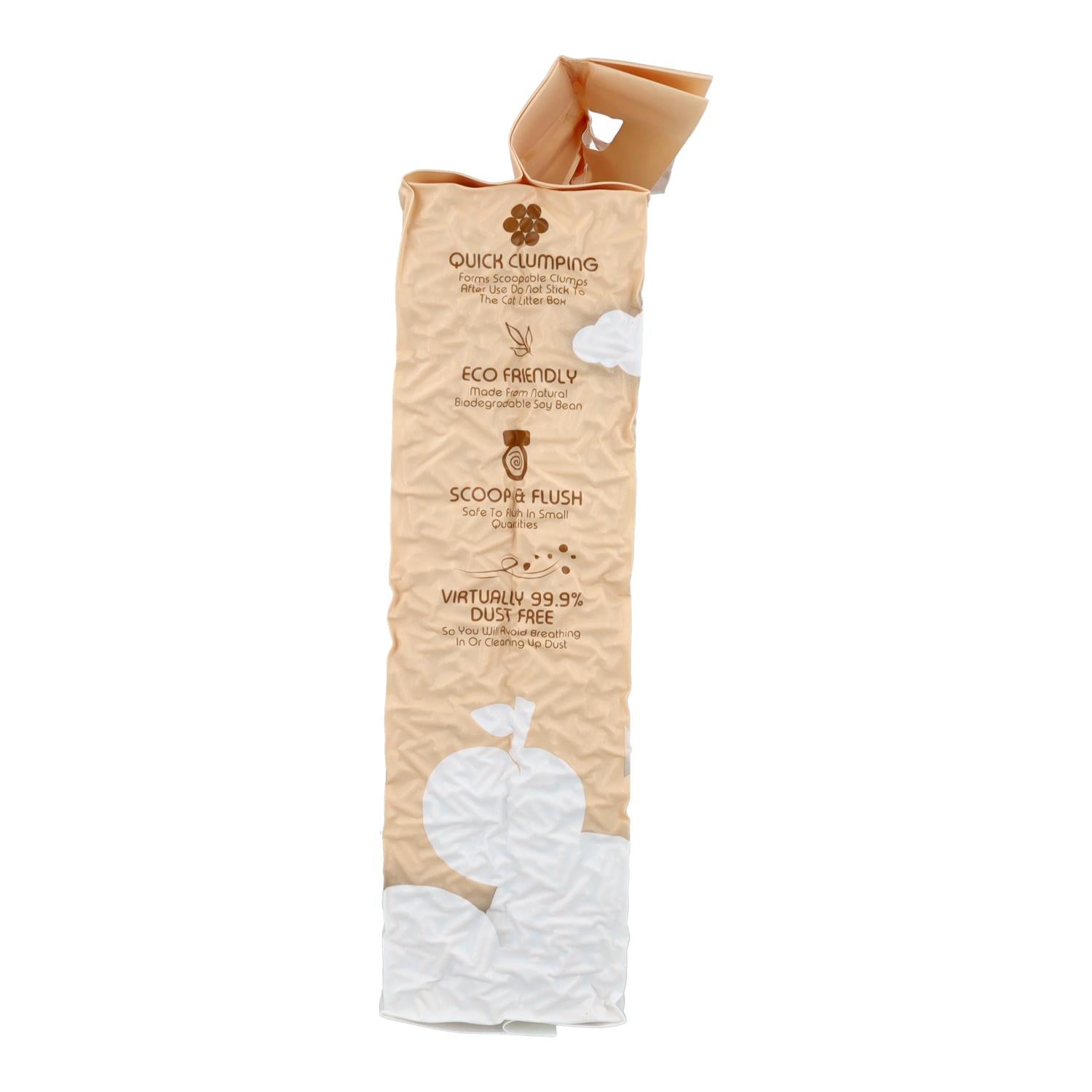 Pack 2x Kit Cat Arena Eco SoyaClump Pack Ahorro - Peach 7 L Arena para gatos