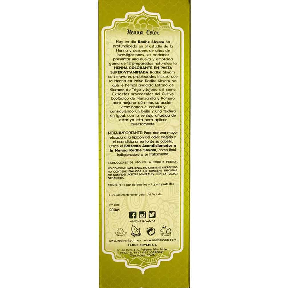 Pasta Neutra de Henna 200 Ml Radhe