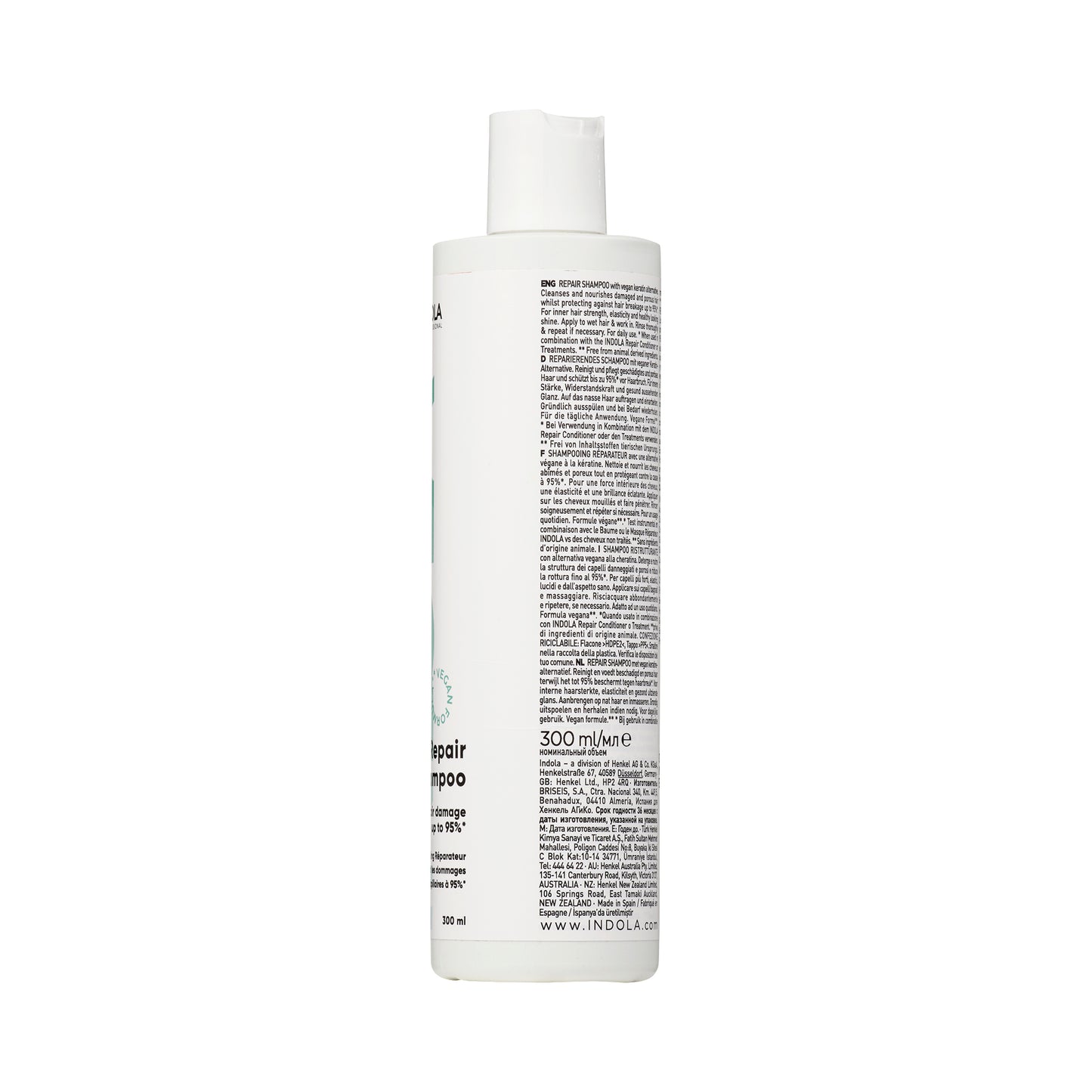 Indola Champú Reparador Profesional Para Cabello Dañado 300ml_3