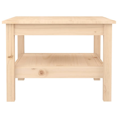 Mesa De Centro De Madera Maciza De Pino 55x55x40 Cm_1