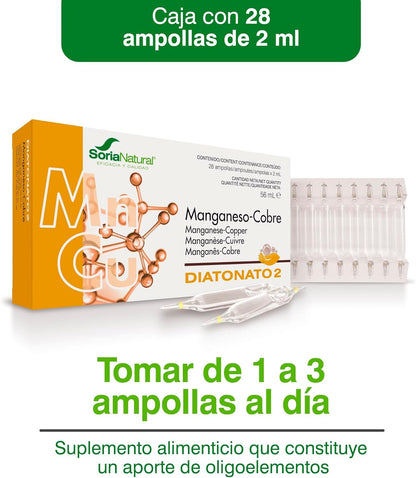 Diatonato 2 Mn-Cu Soria Natural 28 frascos