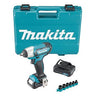 Chave de Impacto Makita 12V CXT 140Nm + Chaves de Caixa TW140DSAEX