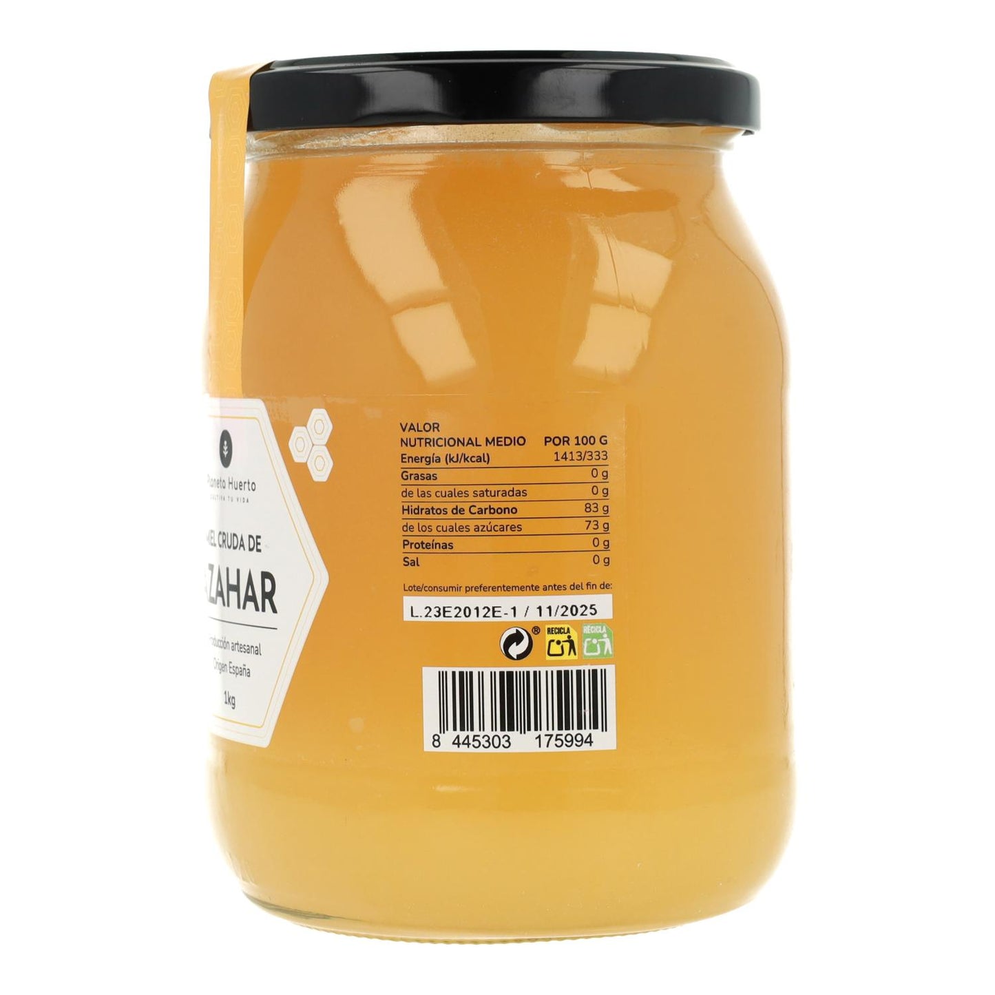 Mel Cru de Flor de Laranjeira Planeta Huerto 1 Kg