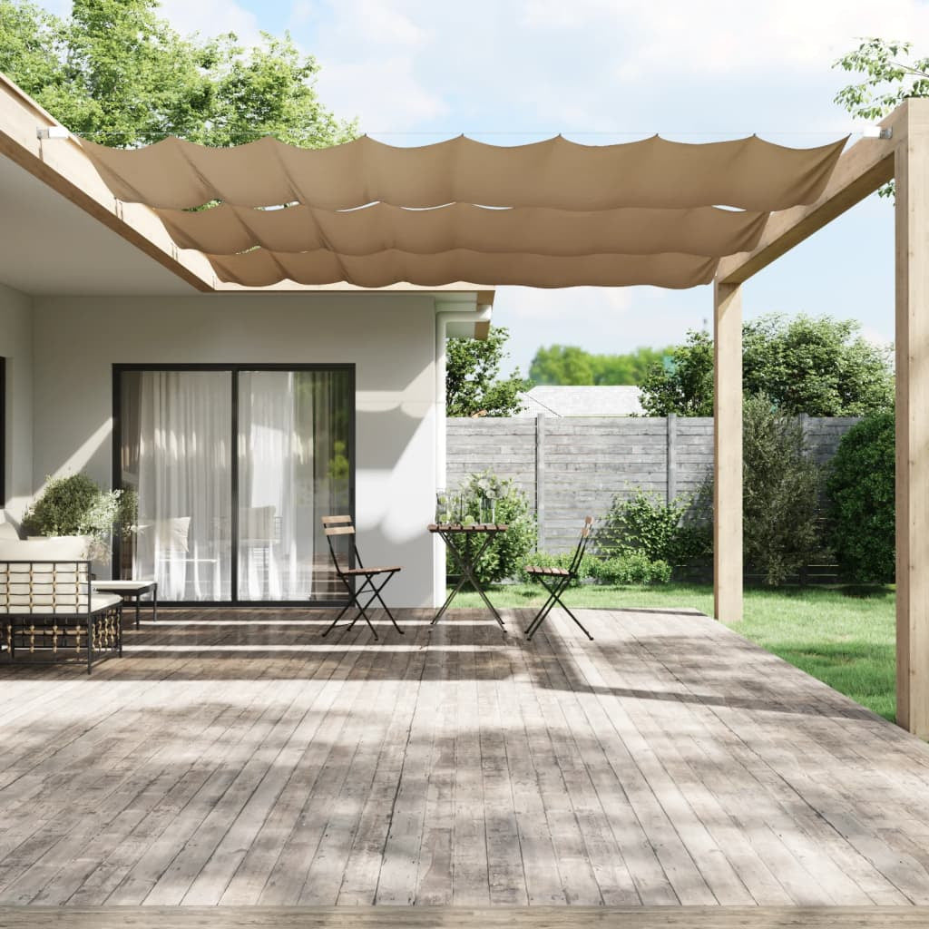 Vidaxl Toldo Vertical Tela Oxford Gris Taupé 180x360 Cm_1