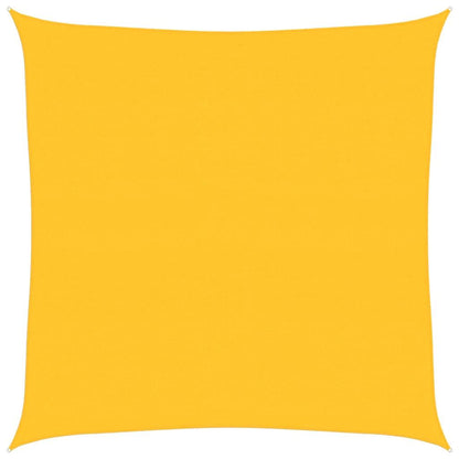 Vidaxl Toldo De Vela Cuadrado Hdpe Amarillo 160 G/m² 7x7 M_0