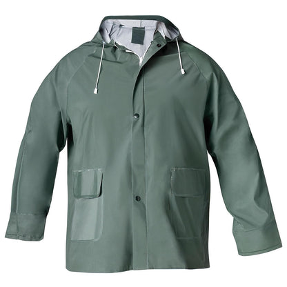 Traje De Agua Impermeable Verde Pvc         Talla 7-l_1