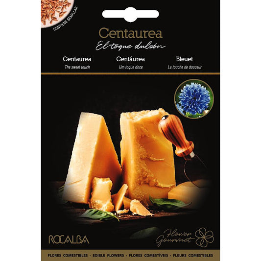 Sementes de flores comestíveis de Centaurea Rocalba