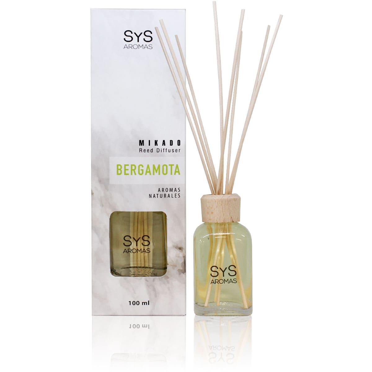Ambientador Mikado Bergamota 100 ml | Aroma Cítrico y Fresco | Efecto Revitalizante | Fragancia Duradera_0
