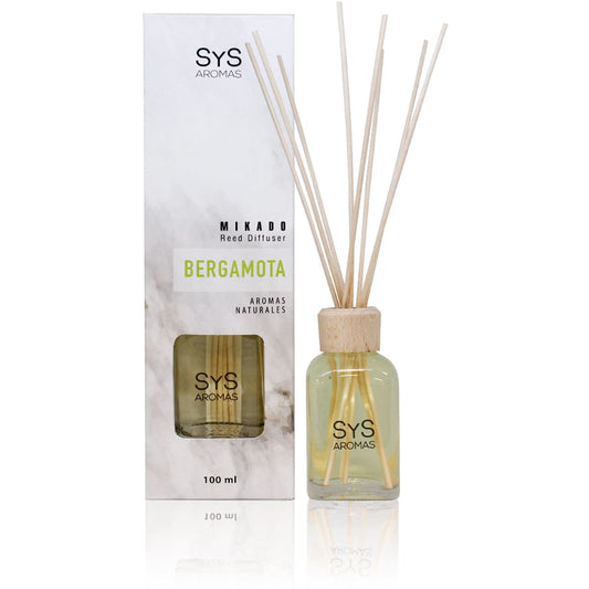 Ambientador Mikado Bergamota 100 ml | Aroma Cítrico y Fresco | Efecto Revitalizante | Fragancia Duradera_0