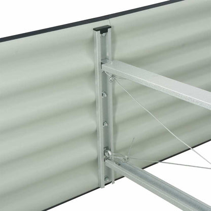 Arriate De Acero Galvanizado Gris 320x80x44 Cm_5