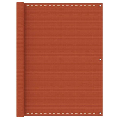 Vidaxl Toldo Para Balcón Hdpe Naranja 120x400 Cm_0