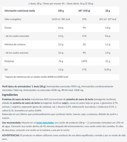 100% Pure Whey - 2kg - Chocolate Y Coco - Proteina De Suero Whey - Biotech Usa_5