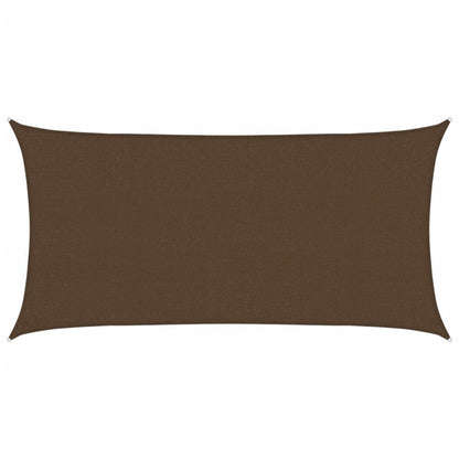 Vidaxl Toldo De Vela Hdpe Marrón160 G/m² 2x3,5 M_0