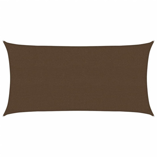 Vidaxl Toldo De Vela Hdpe Marrón160 G/m² 2x3,5 M_0