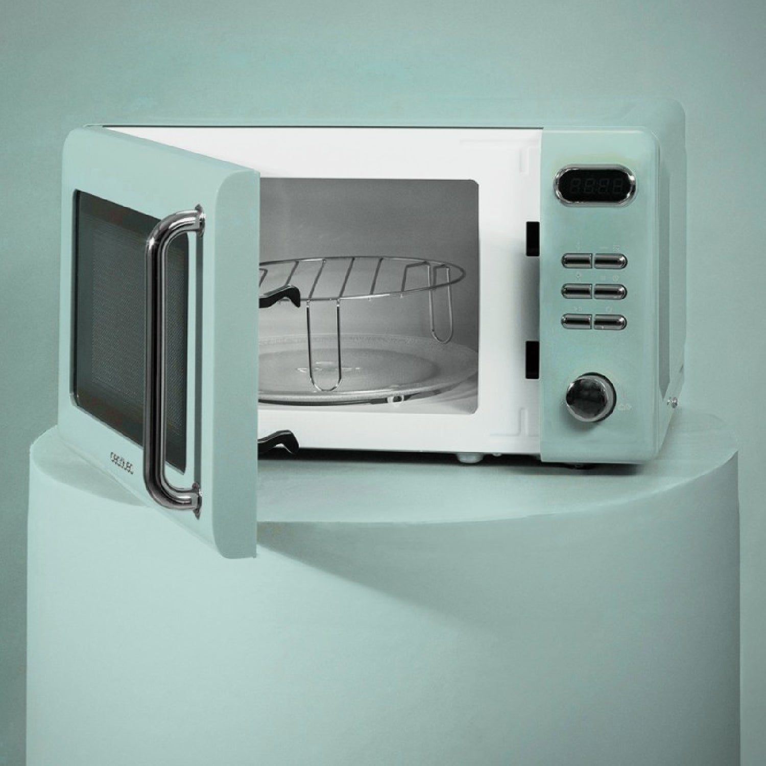 Microondas Digital Con Grill De 20 L Proclean 5110 Retro Green. 700 W En 5 Niveles, Temporizador Hasta 60 Mins, 8 Programas Y Modo Descongelación, D_4
