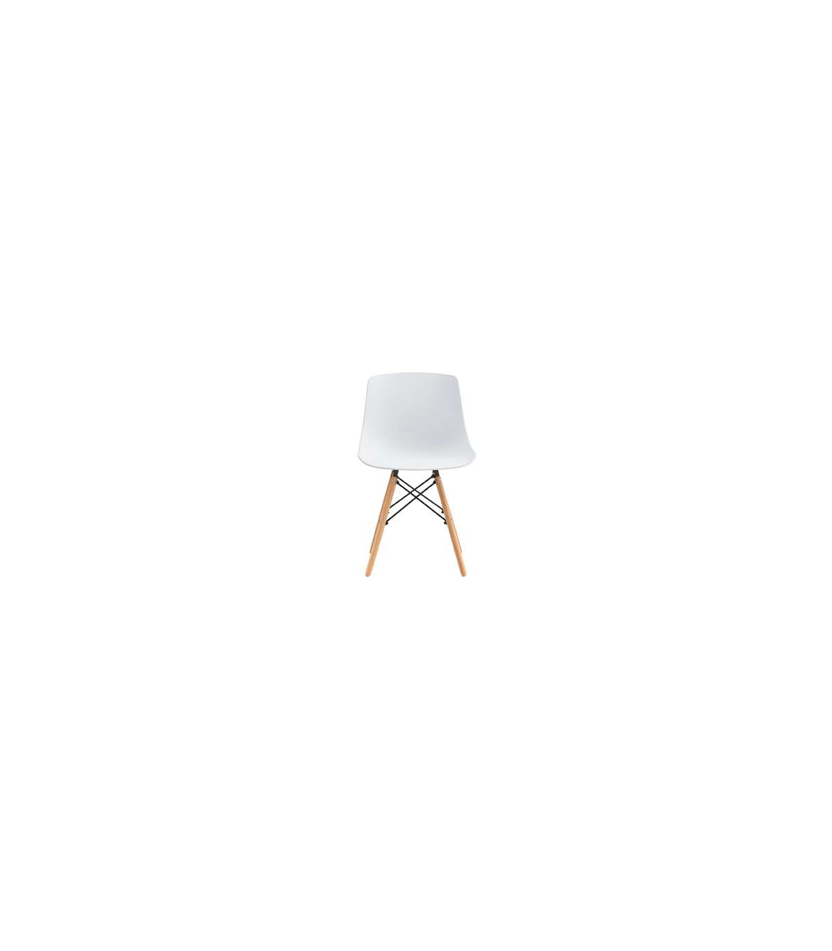 Pack De 4 Sillas Jeff Acabado Blanco, 46cm(ancho) 79cm(altura) 52cm(fondo)_2