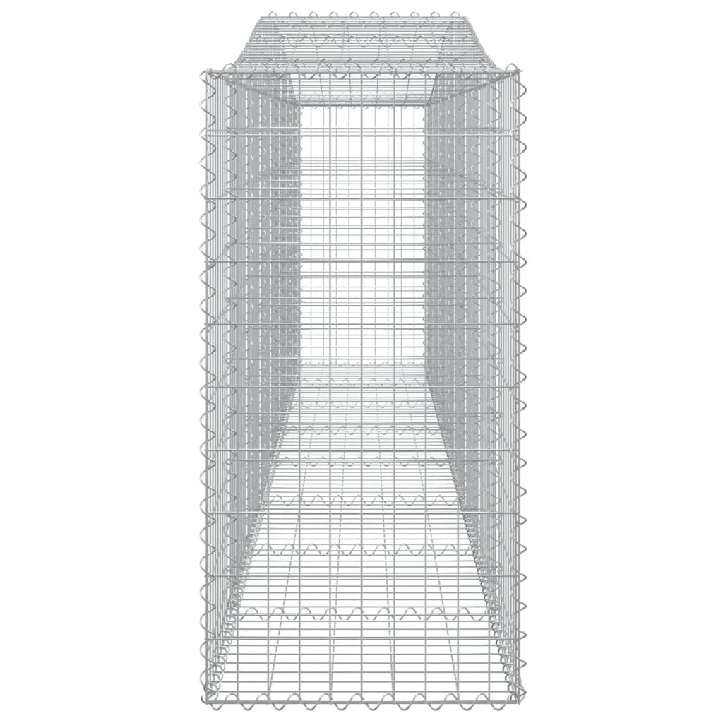 Cestas De Gaviones 5 Uds Forma De Arco Hierro 400x50x100/120 Cm_4