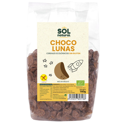 Choco Lunas Cereal Sem Glúten Biológico Sol Natural 160 g