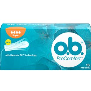Tampões OB ProComfort Super 16 unidades