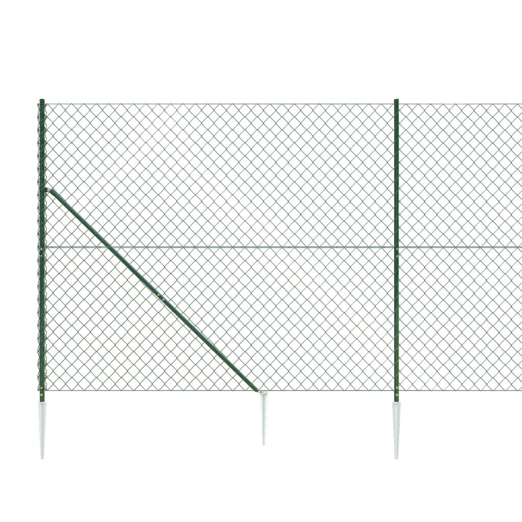 Cerca De Alambre Con Pinchos De Anclaje Verde 1,8x10 M / Vetonek_4