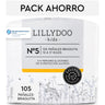 Pack económico de fraldas e cuecas Lillydoo, tamanho 5, 12-17 kg, 105 unidades 