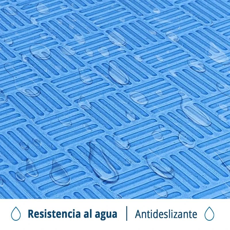Artatami® Tatami Puzzle 1x1x40 mm Rojo - Azul Pack Ahorro【30 Unidades】 Alta Densidad EVA – Judo, BJJ, MMA y Lucha_3