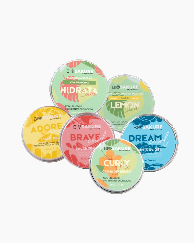 Pack Viaje Con Neceser - Pack Descubrimiento Con Mini Tallas 2 X 50 Ml + 4 X 30 Ml Bio Sakure_1