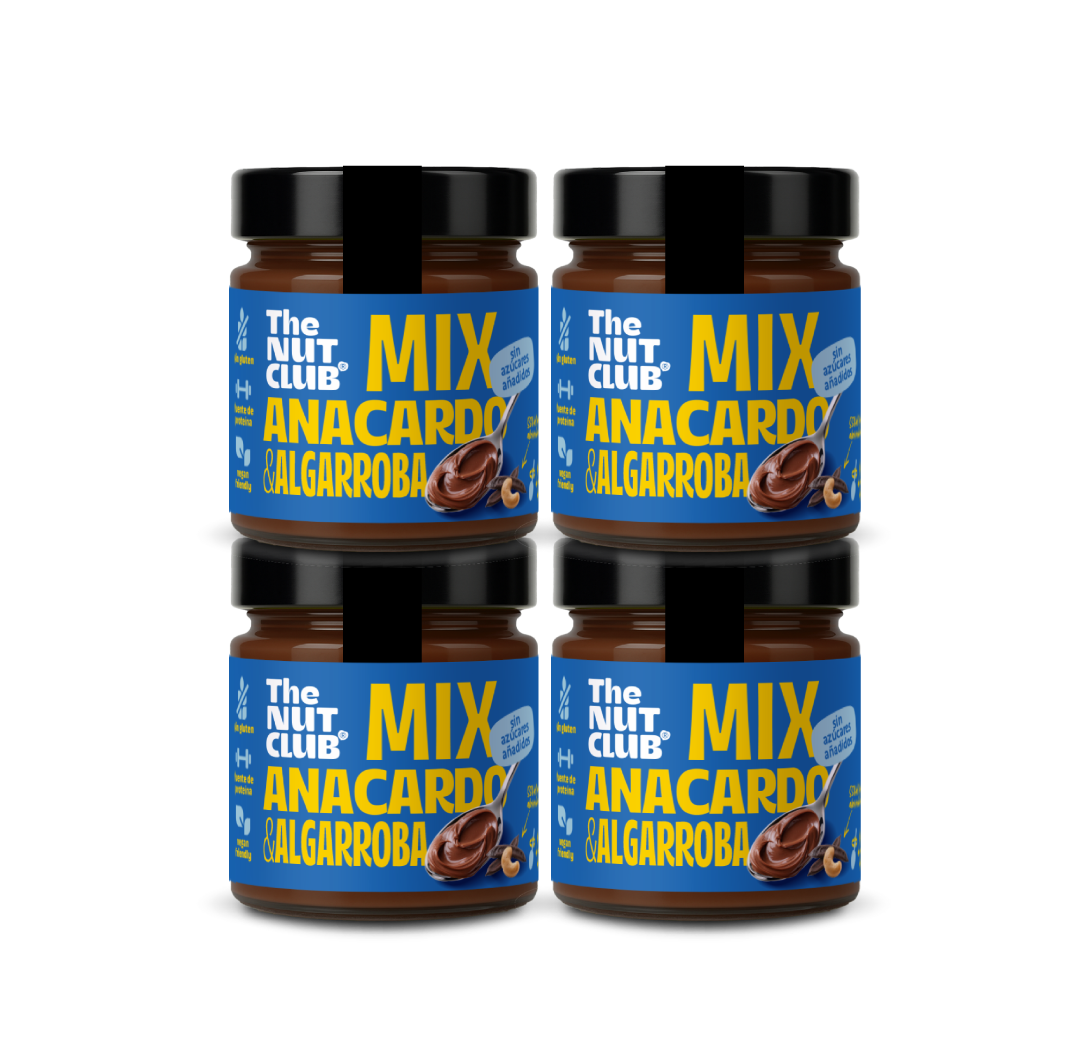 Pack crema de anacardo y algarroba 4 uds The Nut Club 800g_0