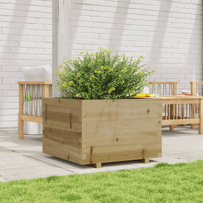 Jardinera Madera De Pino Impregnada 70x70x49,5 Cm_2