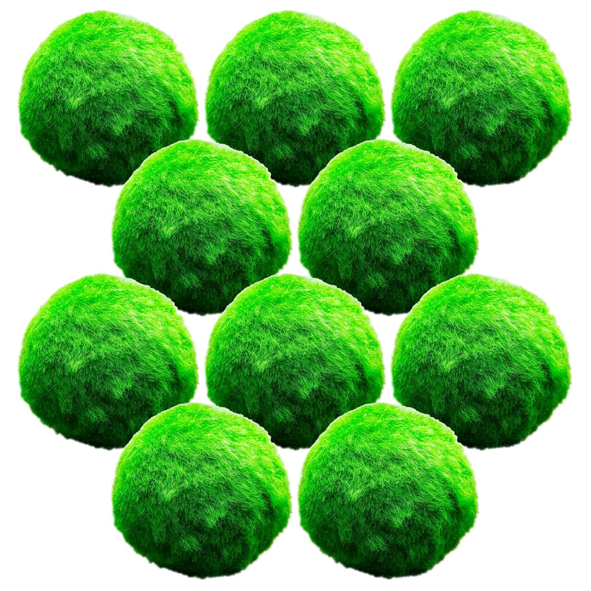 Bolas De Musgo Marimo - 10 Unidades - Cladophora Aegagropila - 5 Cm_0