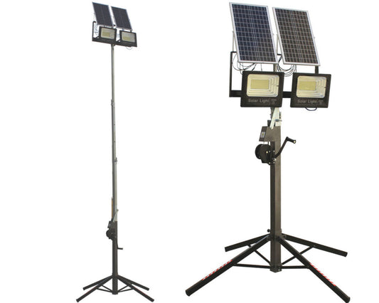 Ayerbe - 5419106 - Torre Trípode De Iluminación Profesional 5 M. 2 X 100 W_0
