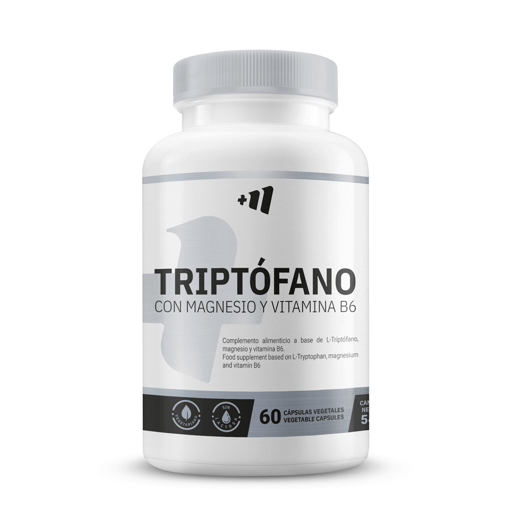 Triptófano + Magnesio + B6 - 60 Cápsulas Vegetales - Magnesio - Masmusculo_0