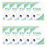 Embalagem de 10 tiras de lavagem Natulim Eco sem fragrância, 40 lavagens