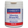 Vitamina D3 2.000 UI e K2 90 µg, Lamberts