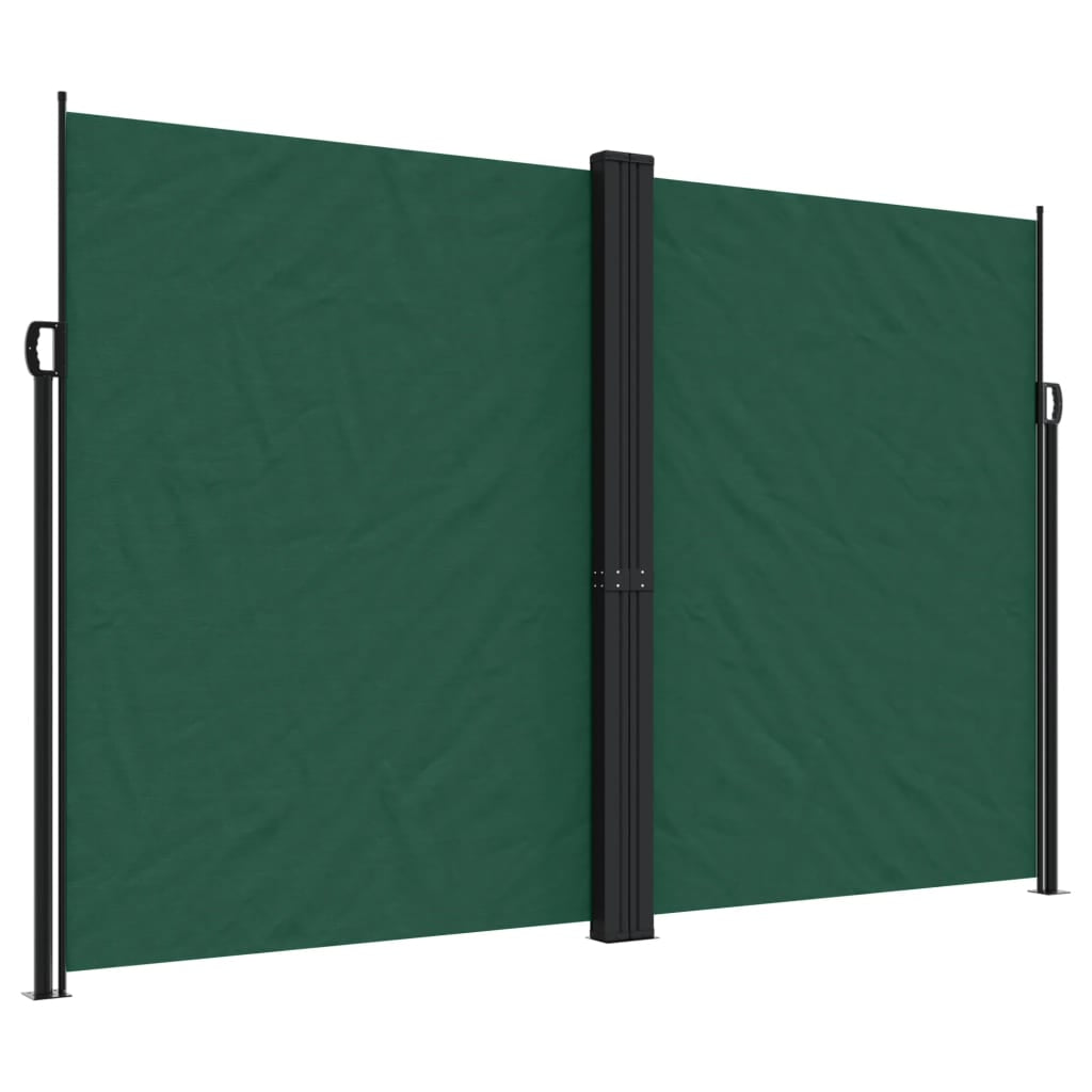 Vidaxl Toldo Lateral Retráctil Verde Oscuro 220x600 Cm_0