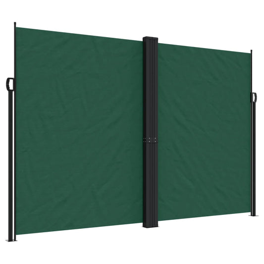 Vidaxl Toldo Lateral Retráctil Verde Oscuro 220x600 Cm_0