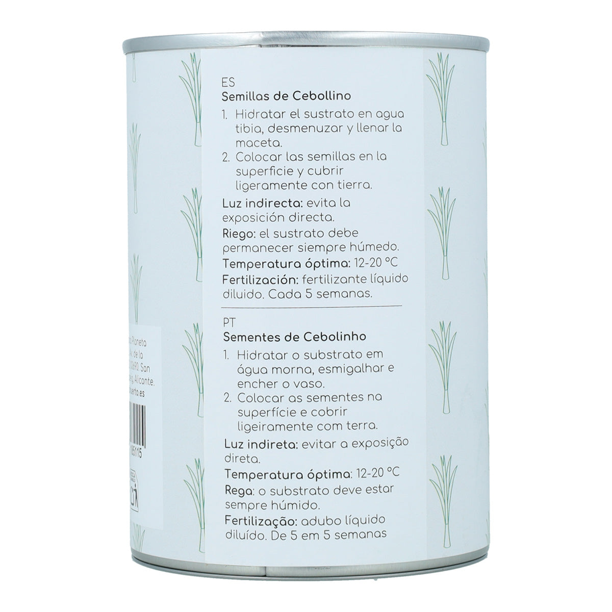 Kit de cultivo aromático de cebolinho Planeta Huerto