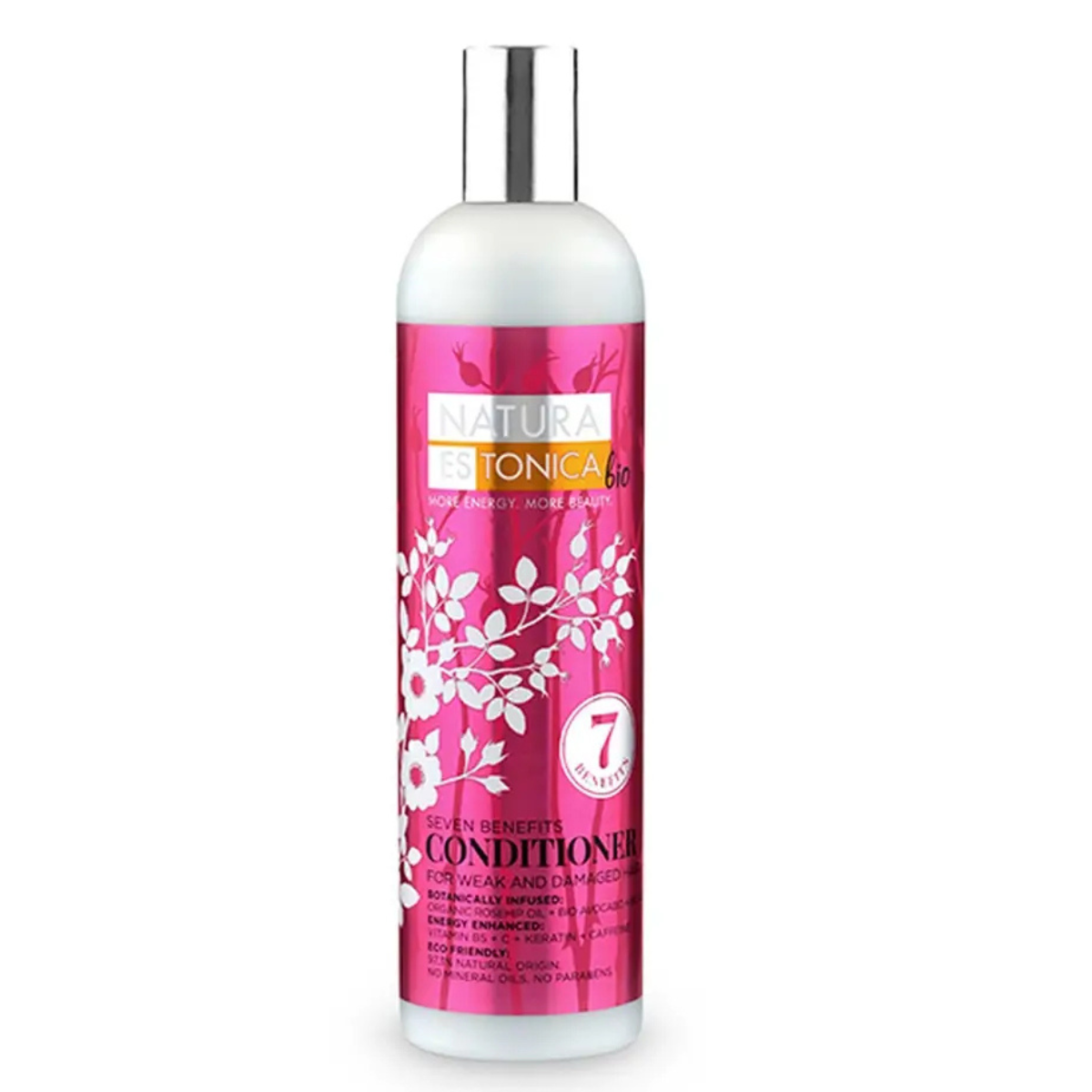 Condicionador para cabelos fracos e danificados 7 benefícios Natura Estónica 400 ml
