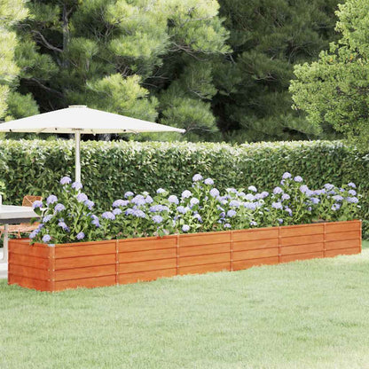Arriate Oxidado De Acero Corten 480x80x45 Cm_1