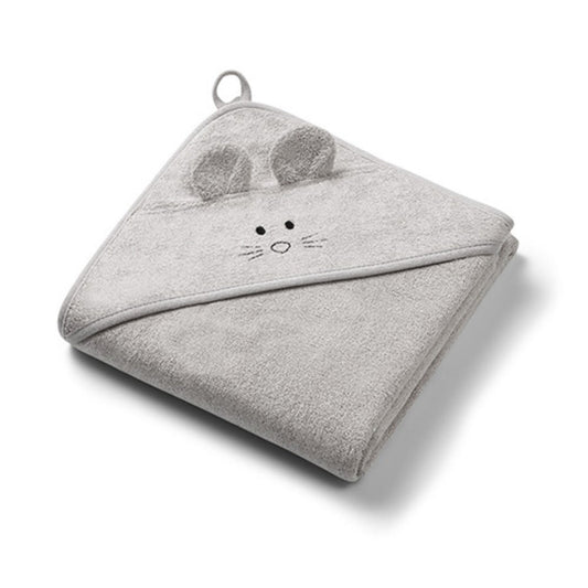 Capa De Baño Bamboo Xl Para Bebés Conejito Gris_0