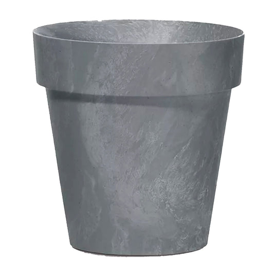 Maceta Cube Beton Effect 2,2l., Dimensiones (mm) 170x170x150, Color Marengo