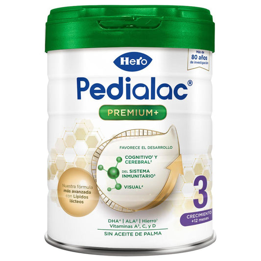 Pedialac 3 Leite de Crescimento Infantil Biberão 800g - Hero Baby
