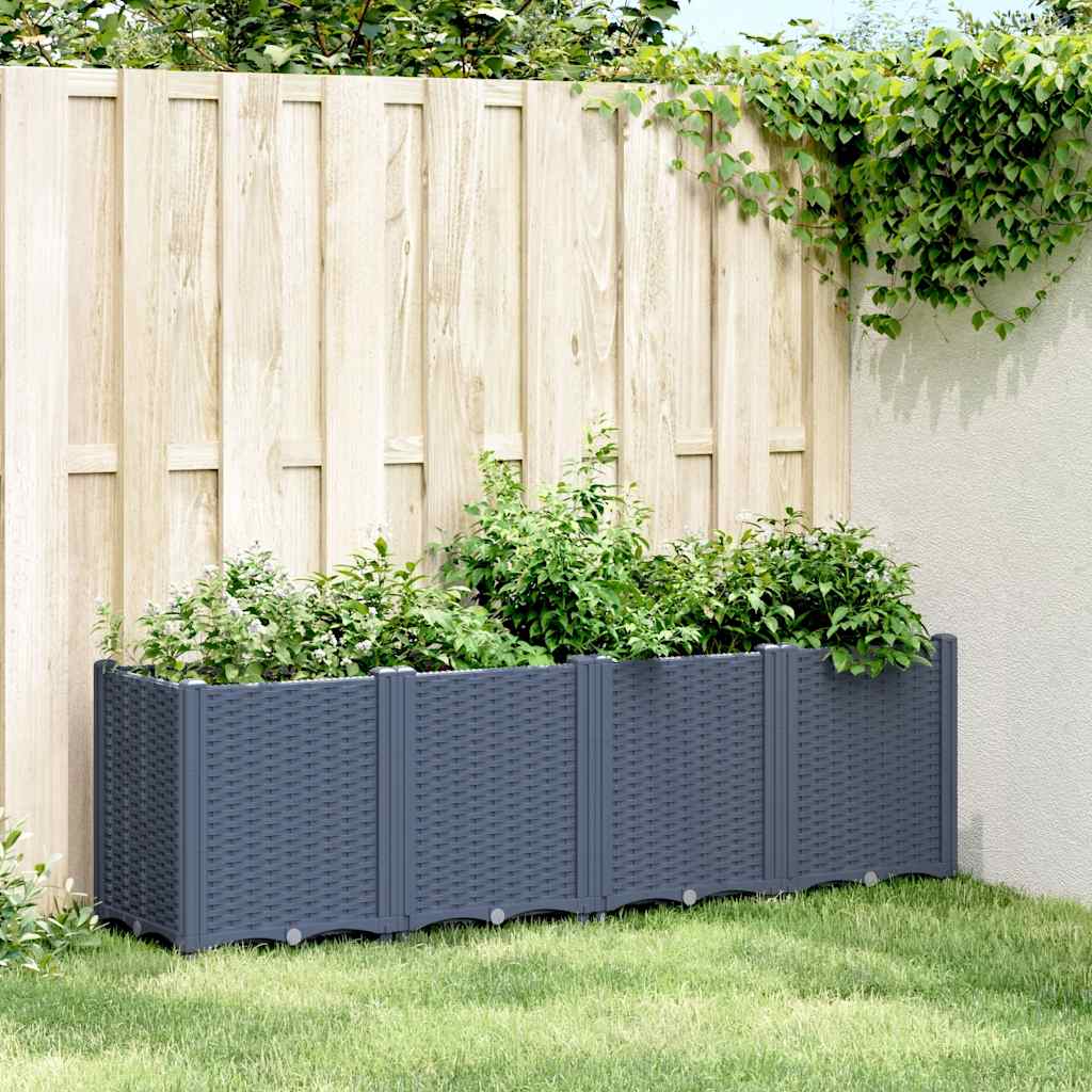 Jardinera Pp Azul Gris 160x40x53 Cm_1