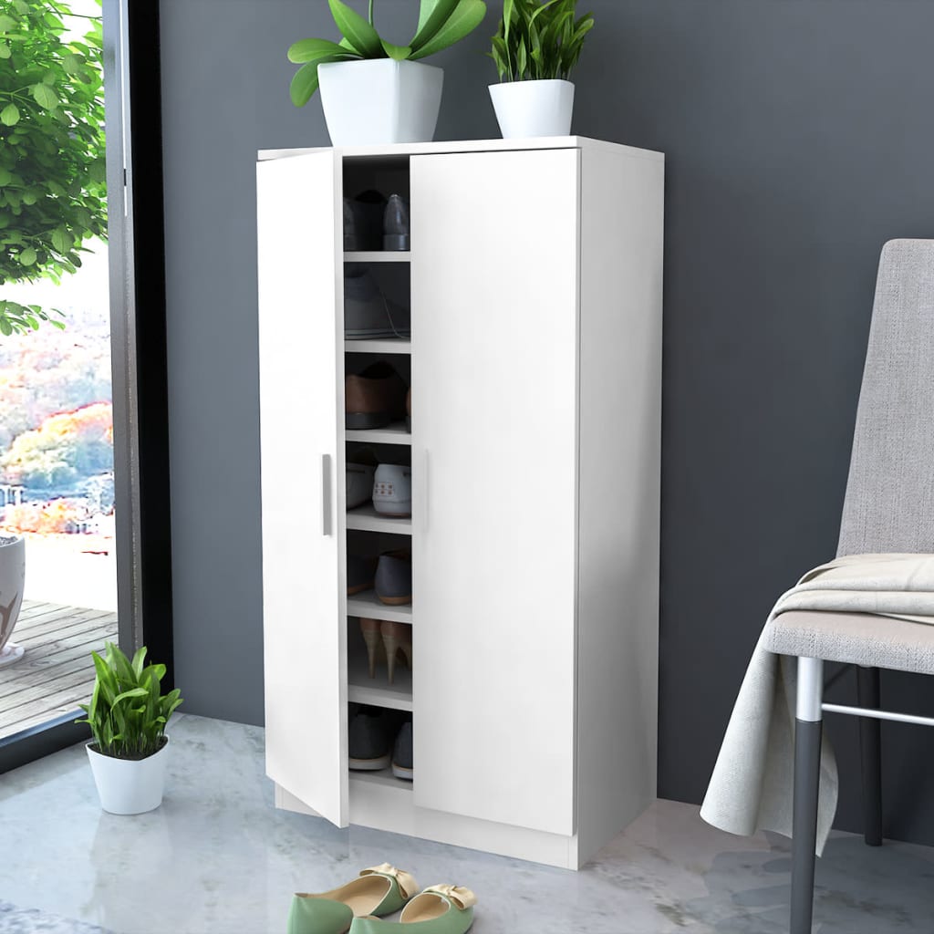 Mueble Zapatero Con 7 Estantes Blanco / Vetonek_4