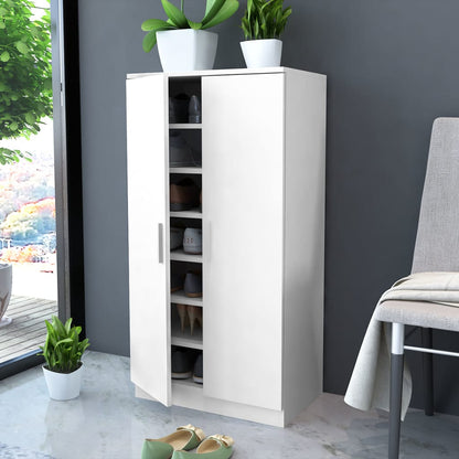 Mueble Zapatero Con 7 Estantes Blanco / Vetonek_4