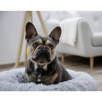 Kerbl Cama Para Perros Suave Fluffy Gris Claro 18 Cm_3